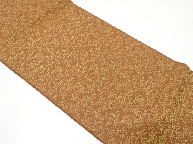 アンティーク　笹模様織り出し袋帯（材料）